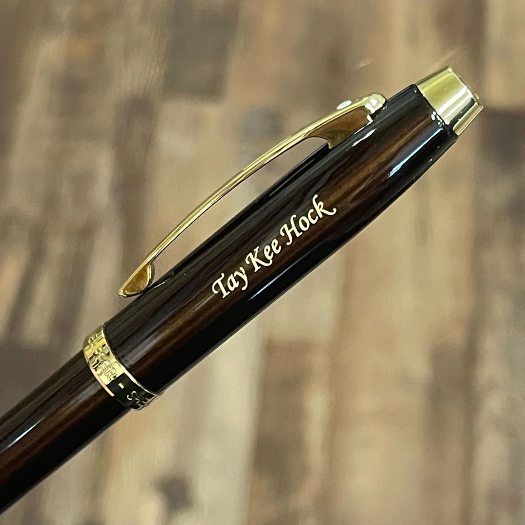 Sheaffer 100 E9370 Glossy Coffee Brown With PVD Gold-Tone Trim Rollerball Pen (WW30) - Image 11