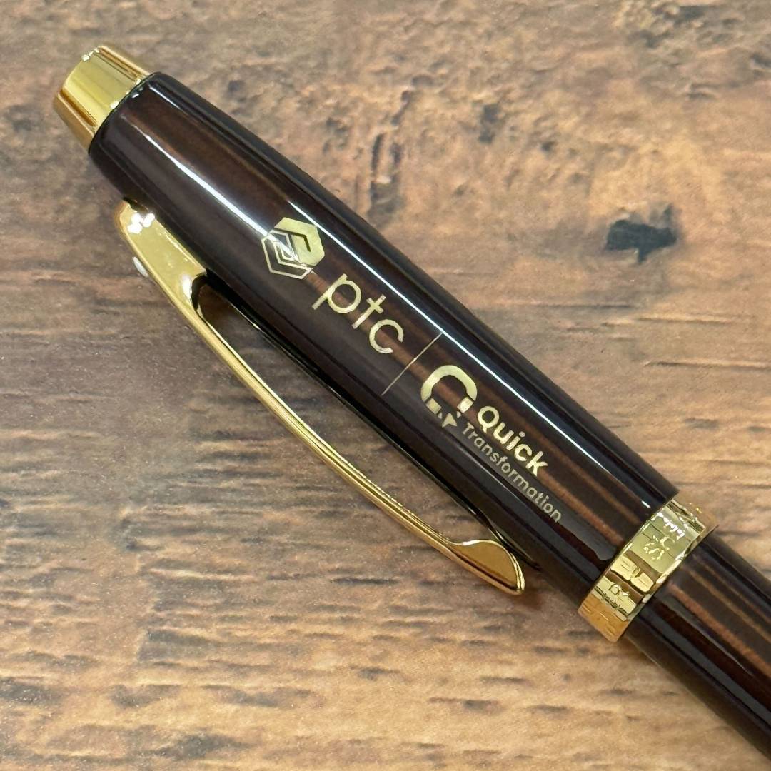Sheaffer 100 E9370 Glossy Coffee Brown With PVD Gold-Tone Trim Rollerball Pen (WW30) - Image 12