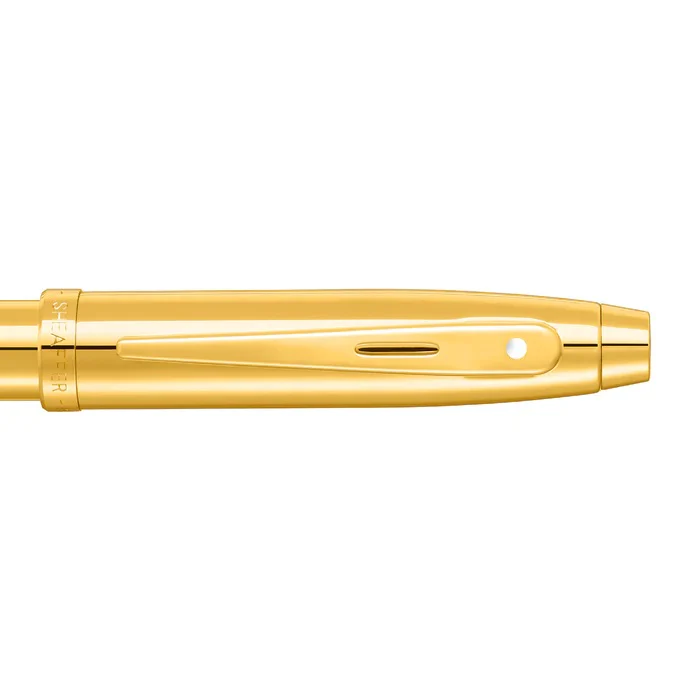 Sheaffer 100 E9372 PVD Gold With PVD Gold Trims Ballpoint Pen (WW30) - Image 10