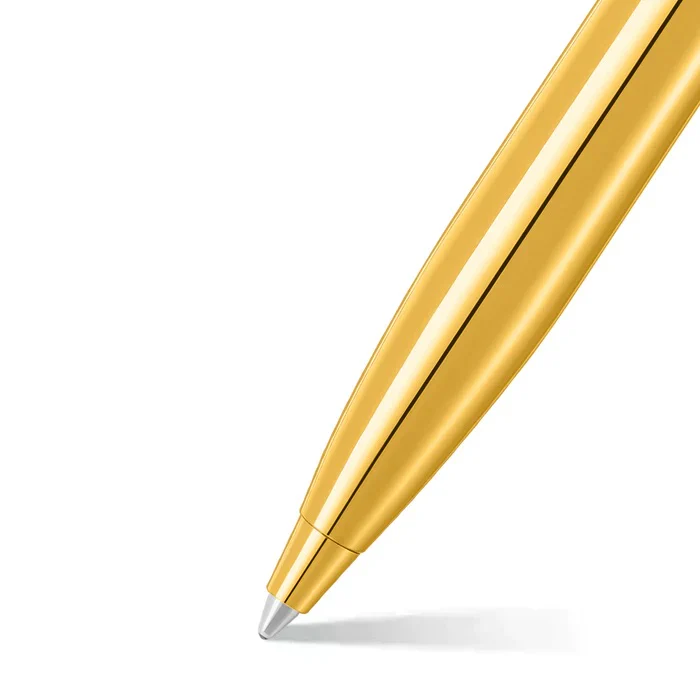 Sheaffer 100 E9372 PVD Gold With PVD Gold Trims Ballpoint Pen (WW30) - Image 11