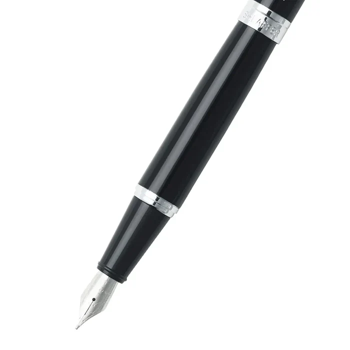 Sheaffer 300 E9312 Glossy Black With Chrome Trims Fountain Pen (WW30) - Image 4