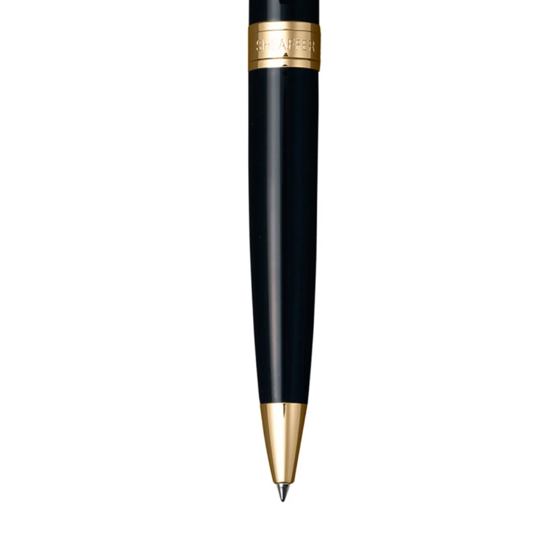 Sheaffer 300 E9325 Glossy Black with Gold Trims Ballpoint Pen (WW30) - Image 4