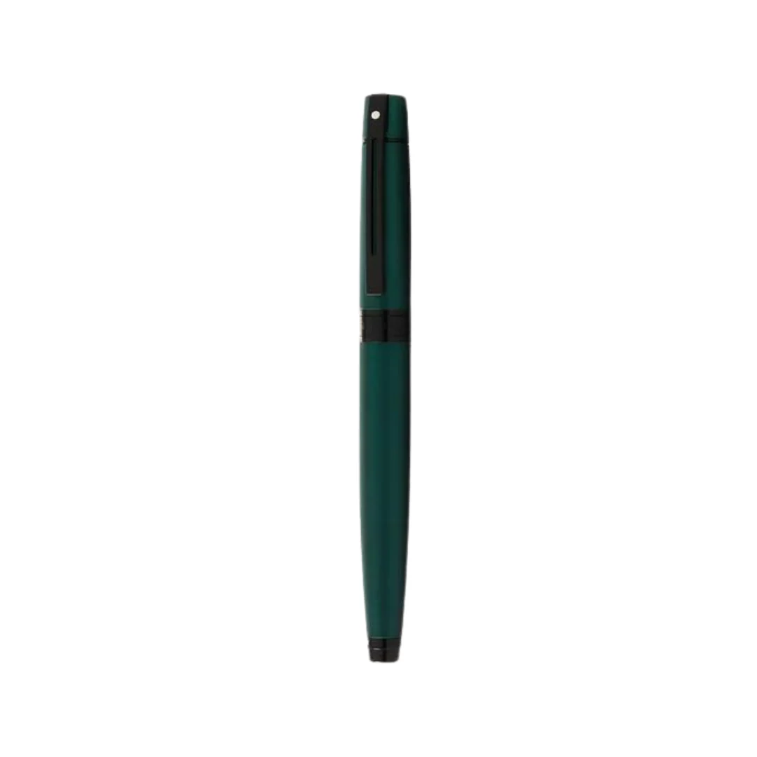 Sheaffer 300 E9346 Matte Green With Black Trims Rollerball Pen (WW30) - Image 3