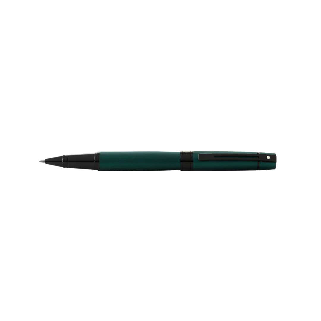 Sheaffer 300 E9346 Matte Green With Black Trims Rollerball Pen (WW30) - Image 4