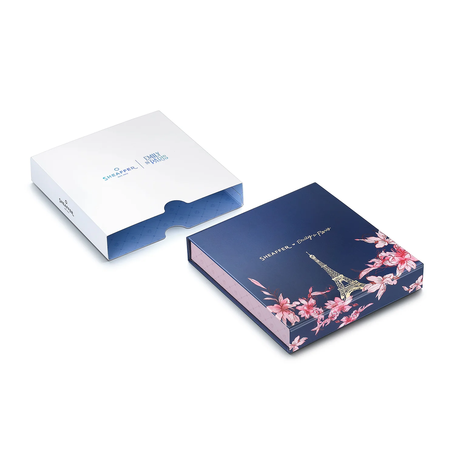 Sheaffer Gift Set ft. Emily in Paris Sentinel 321 Pink Matte Finish Ballpoint Pen with Chrome Trims and Full-Grain Leather Credit Card Holder - Image 12