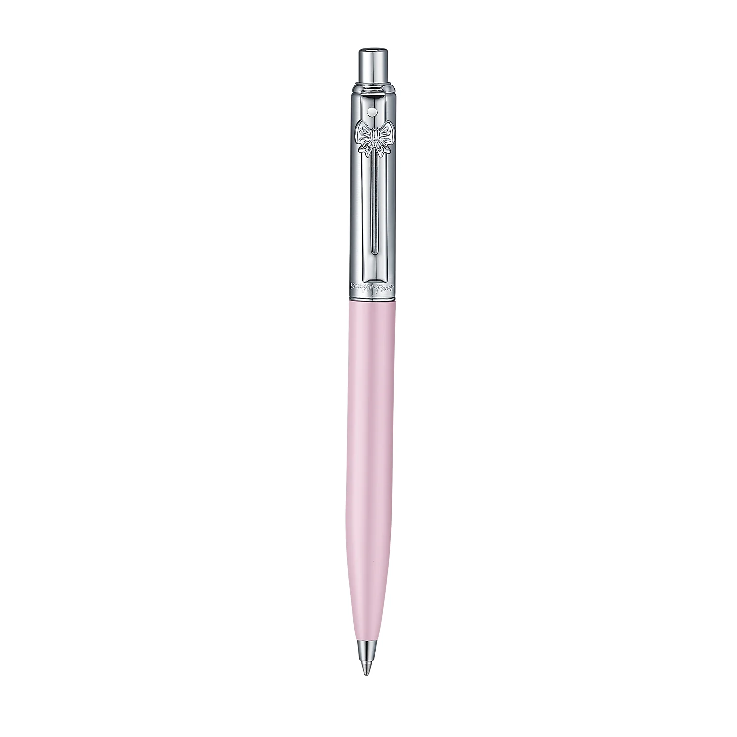 Sheaffer Gift Set ft. Emily in Paris Sentinel 321 Pink Matte Finish Ballpoint Pen with Chrome Trims and Full-Grain Leather Credit Card Holder - Image 5