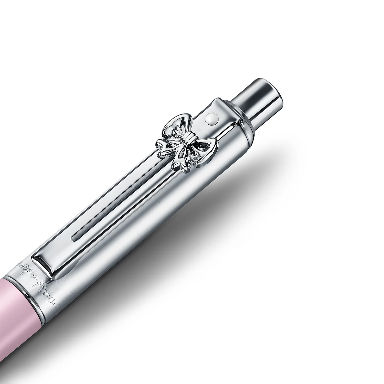 Sheaffer Gift Set ft. Emily in Paris Sentinel 321 Pink Matte Finish Ballpoint Pen with Chrome Trims and Full-Grain Leather Credit Card Holder - Image 7