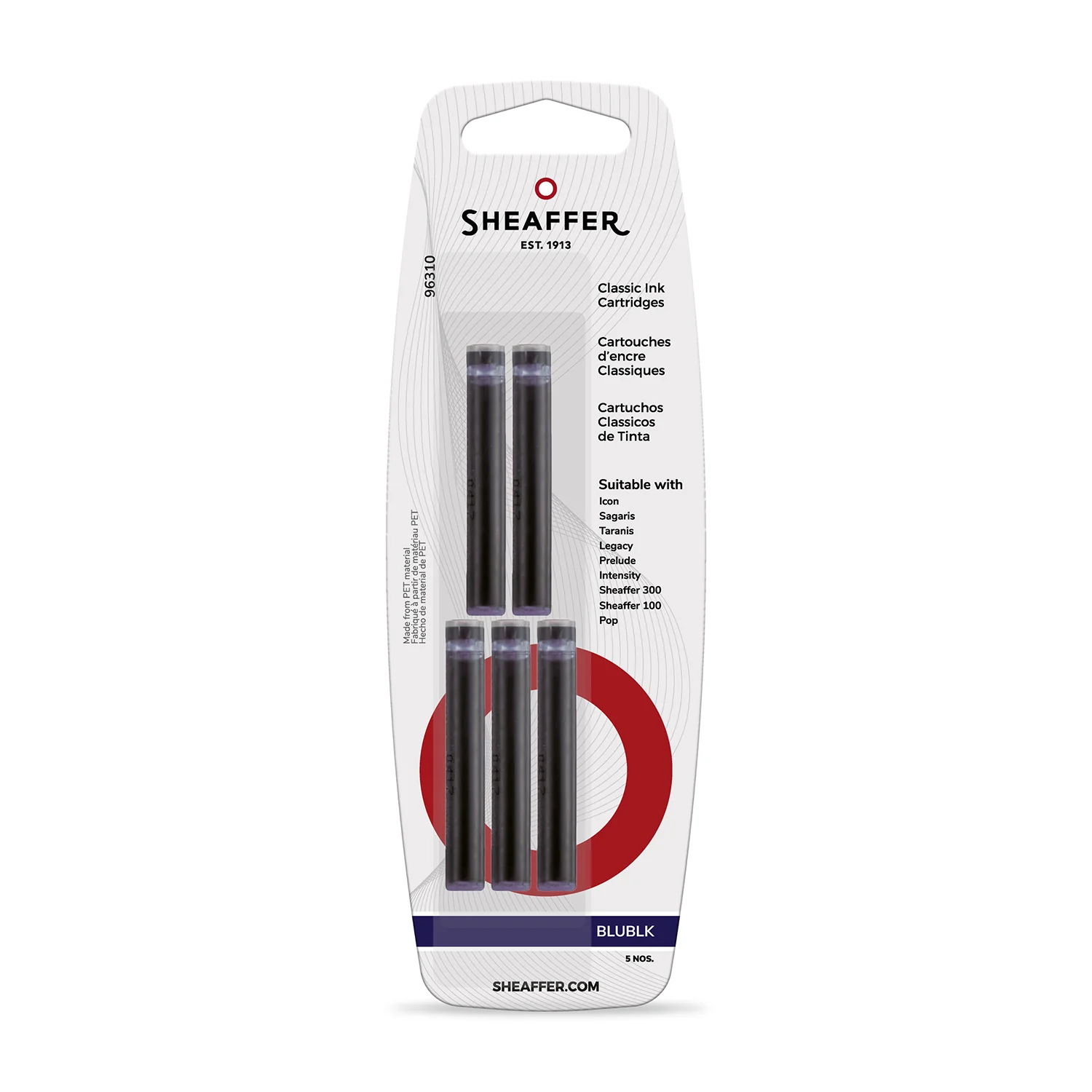 Sheaffer Ink Cartridges (Pack of 5) - Image 2
