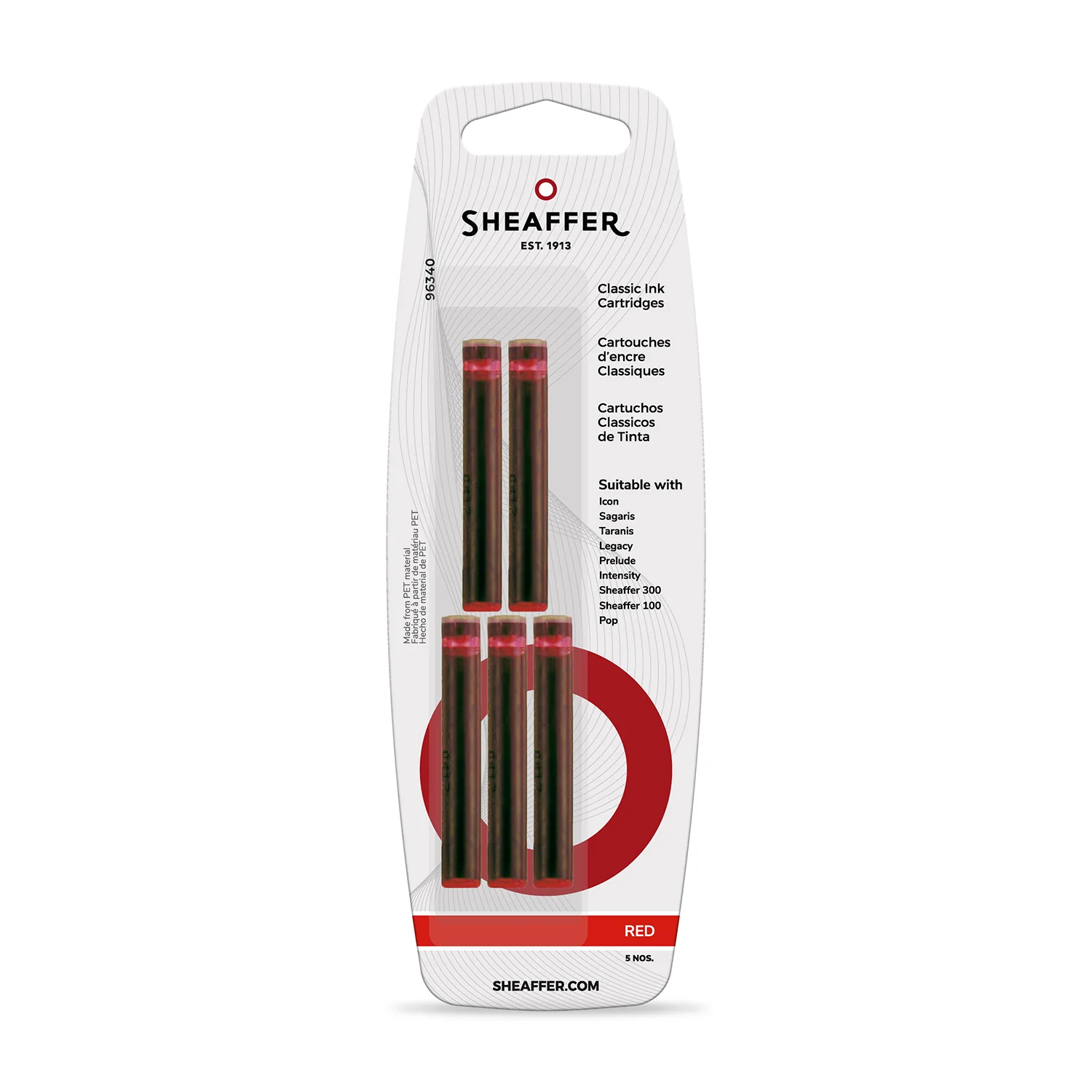 Sheaffer Ink Cartridges (Pack of 5) - Image 5