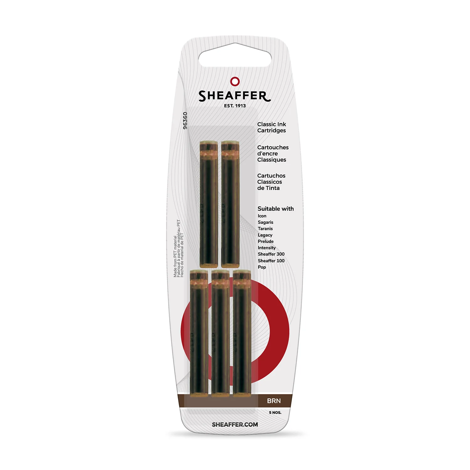 Sheaffer Ink Cartridges (Pack of 5) - Image 7