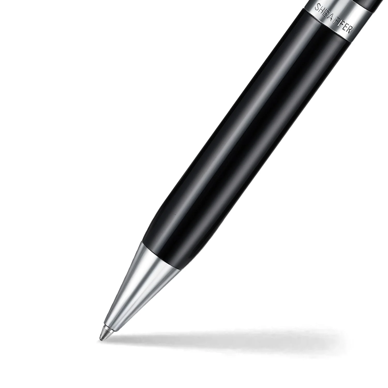 Sheaffer Legacy 9064 Glossy Black Ballpoint Pen with Chrome-Plated Trims - Image 3