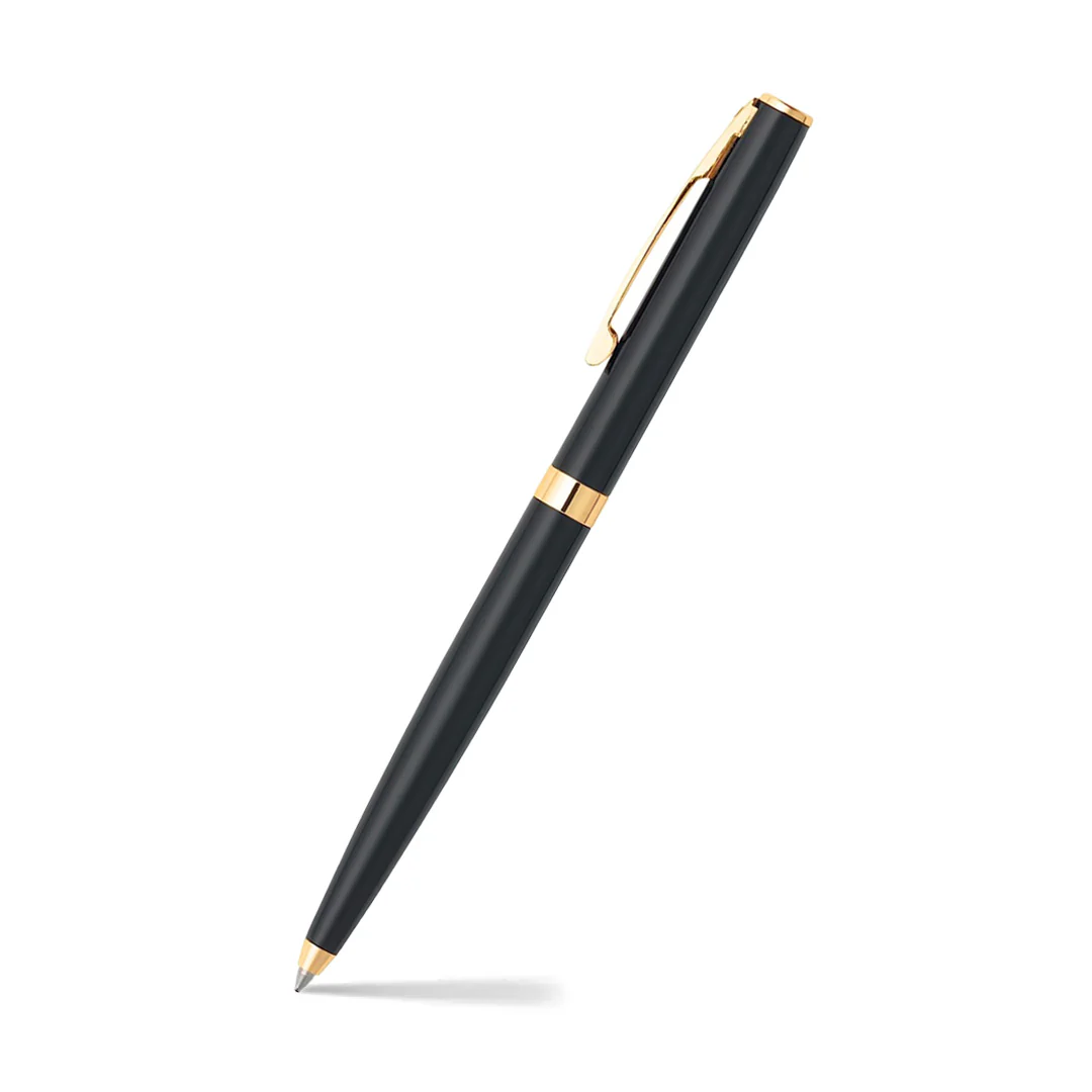 Sheaffer SAGARIS E9471 Gloss Black With Gold Tone Trim Ballpoint Pen (WW30)