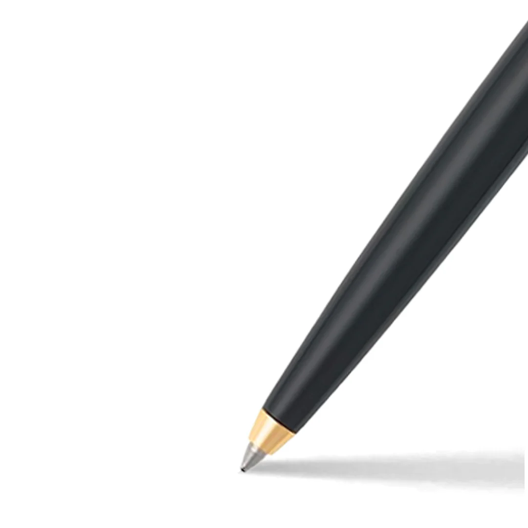 Sheaffer SAGARIS E9471 Gloss Black With Gold Tone Trim Ballpoint Pen (WW30) - Image 2