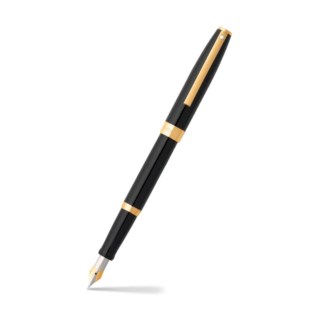 Sheaffer SAGARIS E9471 Gloss Black With Gold Tone Trim Fountain Pen (WW30)