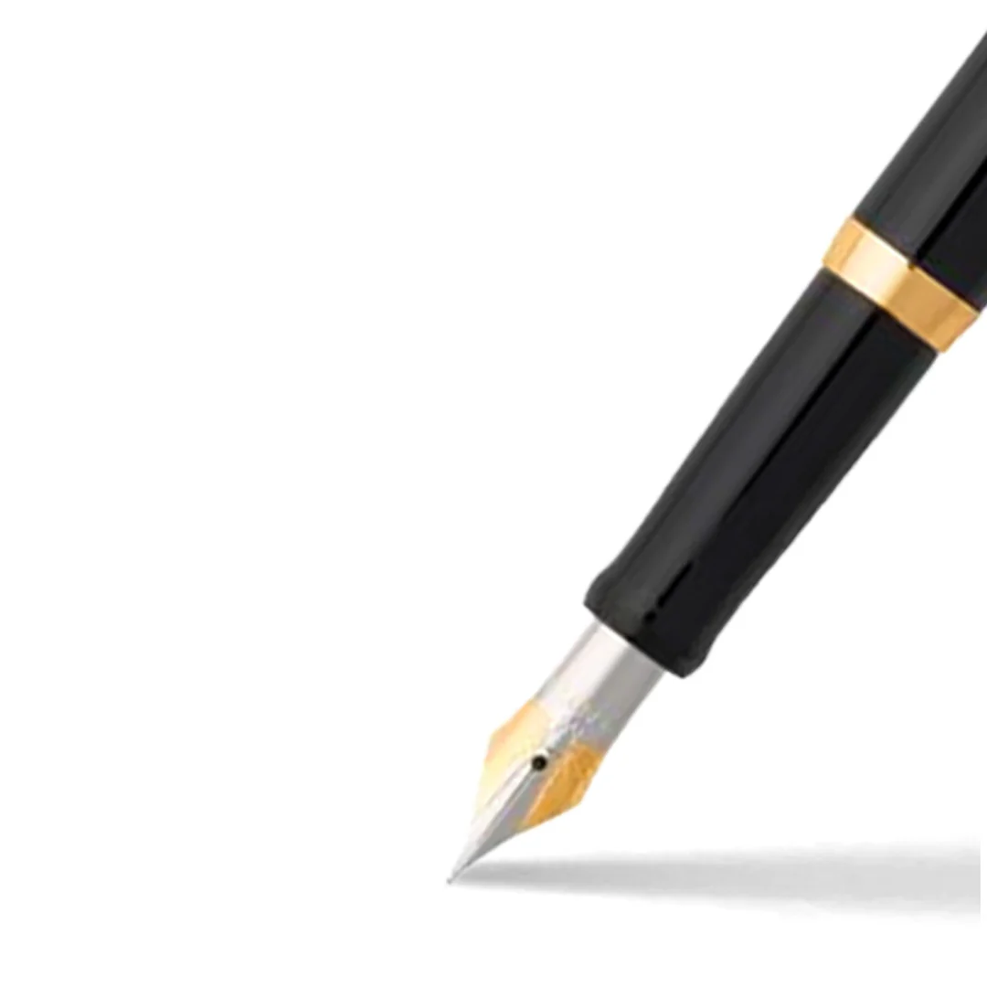 Sheaffer SAGARIS E9471 Gloss Black With Gold Tone Trim Fountain Pen (WW30) - Image 2