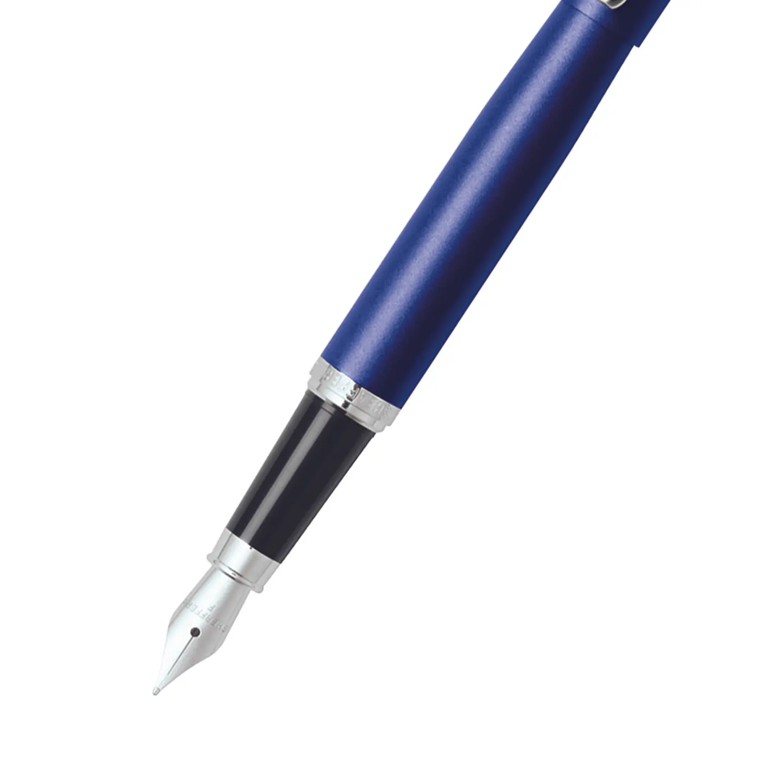 Sheaffer VFM E9401 Neon Blue Fountain Pen With Chrome Trims (WW31) - Image 2