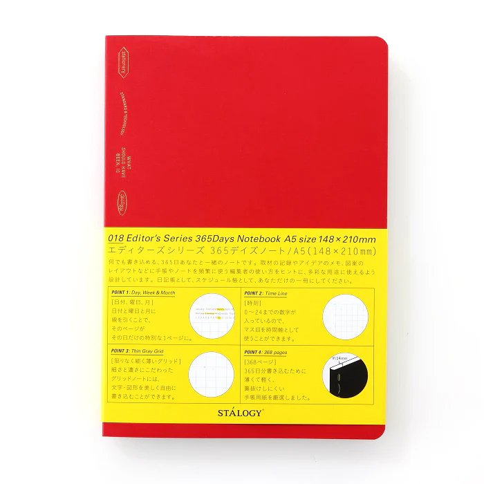 Stalogy Editor's Series 365 Days Notebook, Grid - Image 18