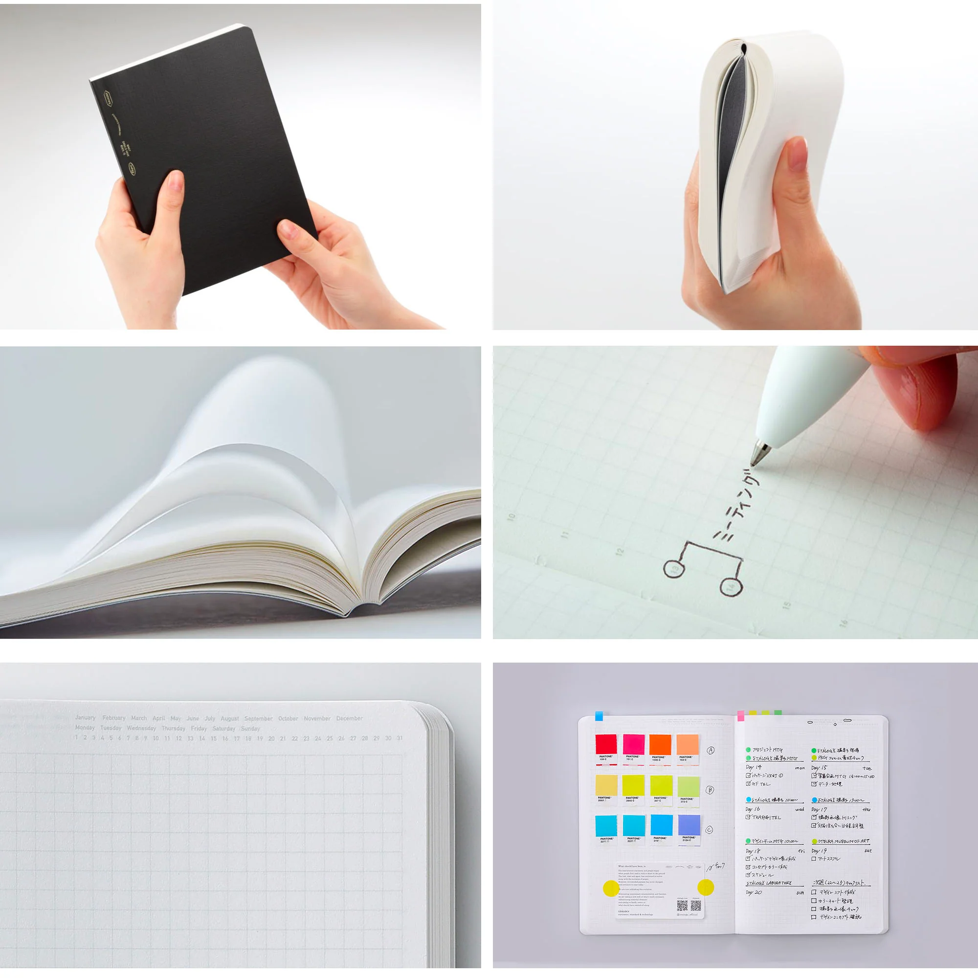 Stalogy Editor's Series 365 Days Notebook, Grid - Image 2