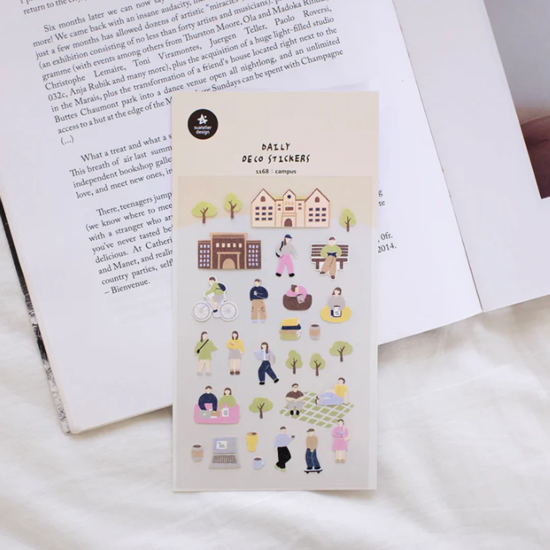 Suatelier Daily Deco Sticker - Campus - Image 3