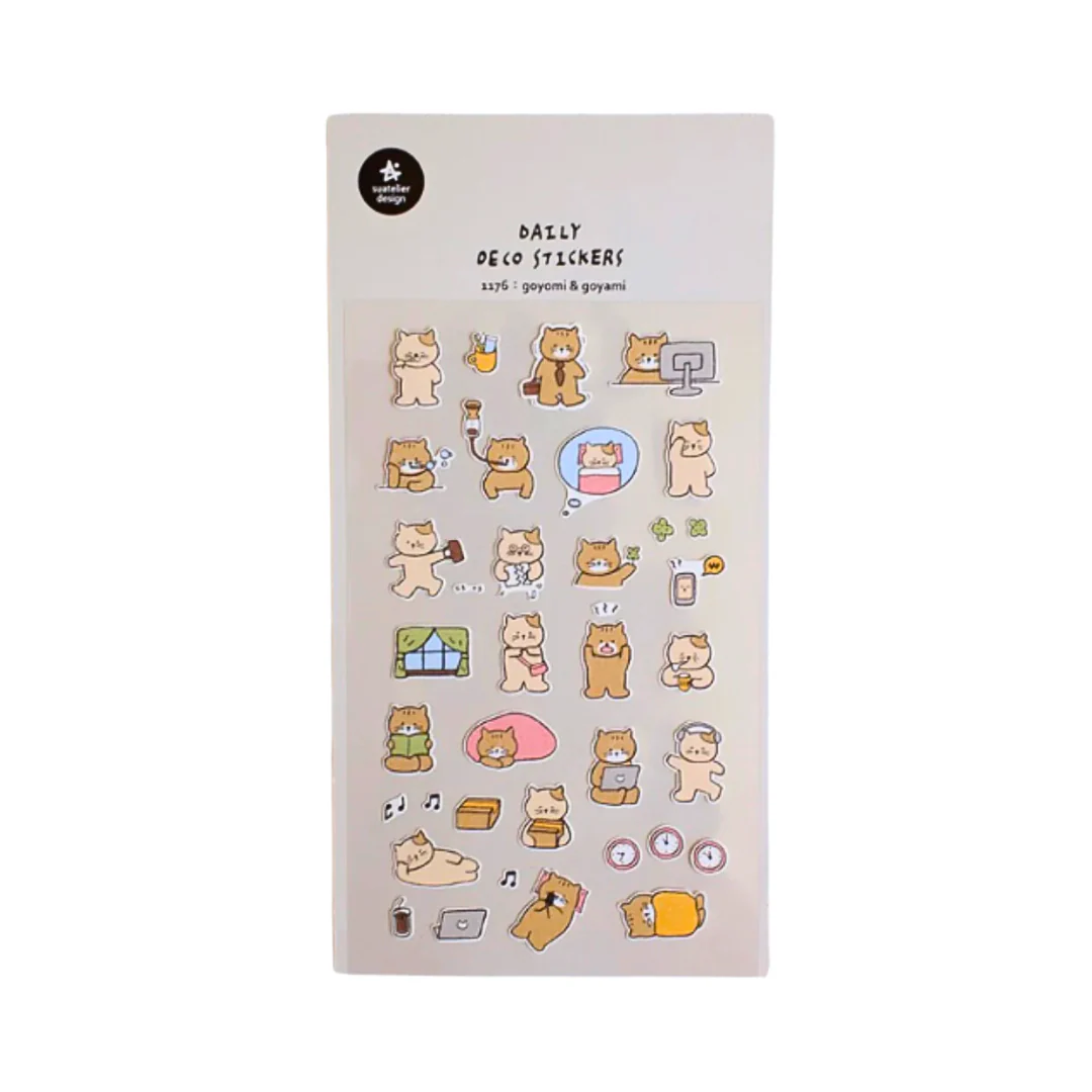 Suatelier Daily Deco Sticker - goyomi & goyami