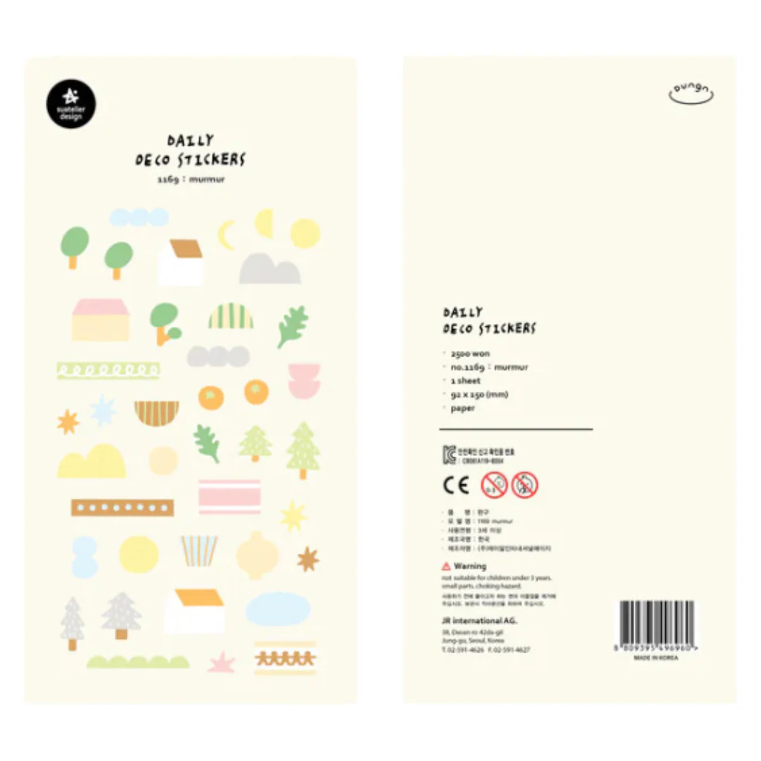 Suatelier Daily Deco Sticker - murmur - Image 2