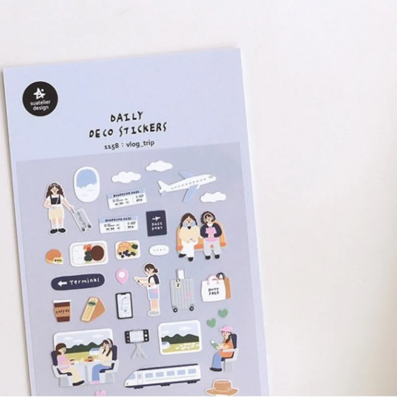 Suatelier Daily Deco Sticker - Vlog Trip - Image 6