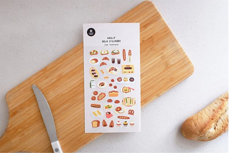 Suatelier Daily Deco Stickers -  Food Trip #7 Sticker - Image 2