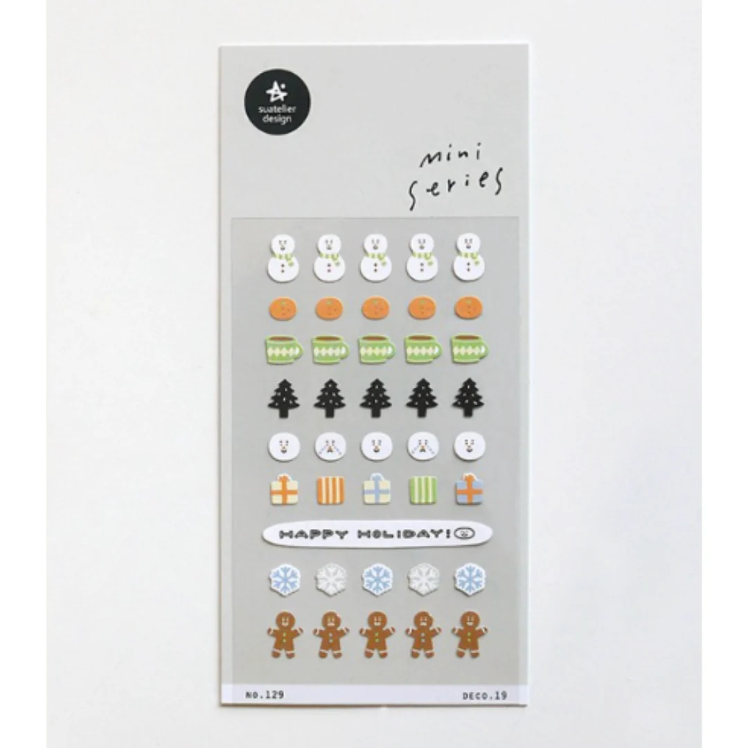 Suatelier Mini Series Sticker - Deco.19 (Christmas) - Image 2