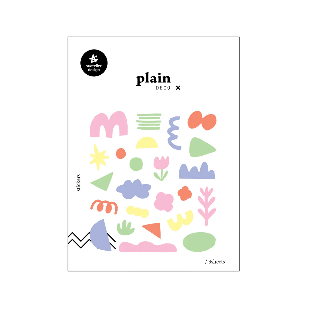 Suatelier Plain Deco Sticker - Plain.72