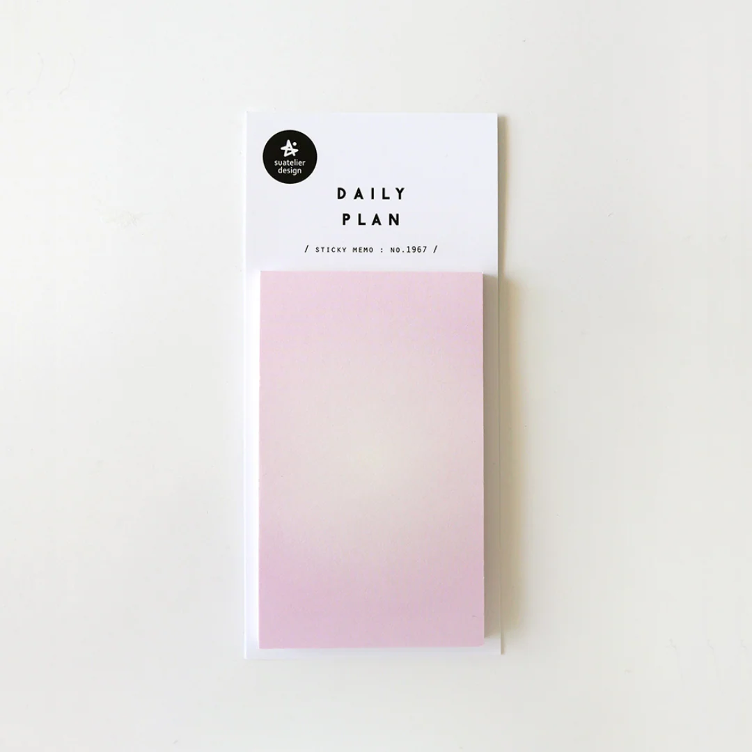 Suatelier Daily Plan Sticky Memo - .53 Pink Light (1) - Image 2