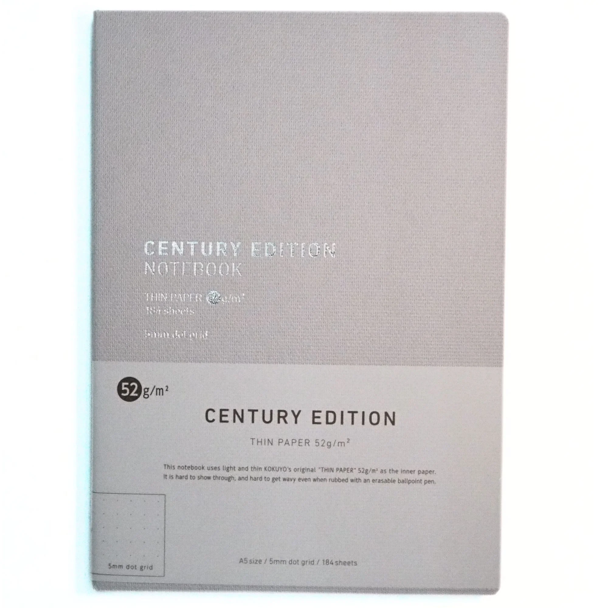 KOKUYO Thin Paper Notebook (A5) Century Edition - Dot Grid