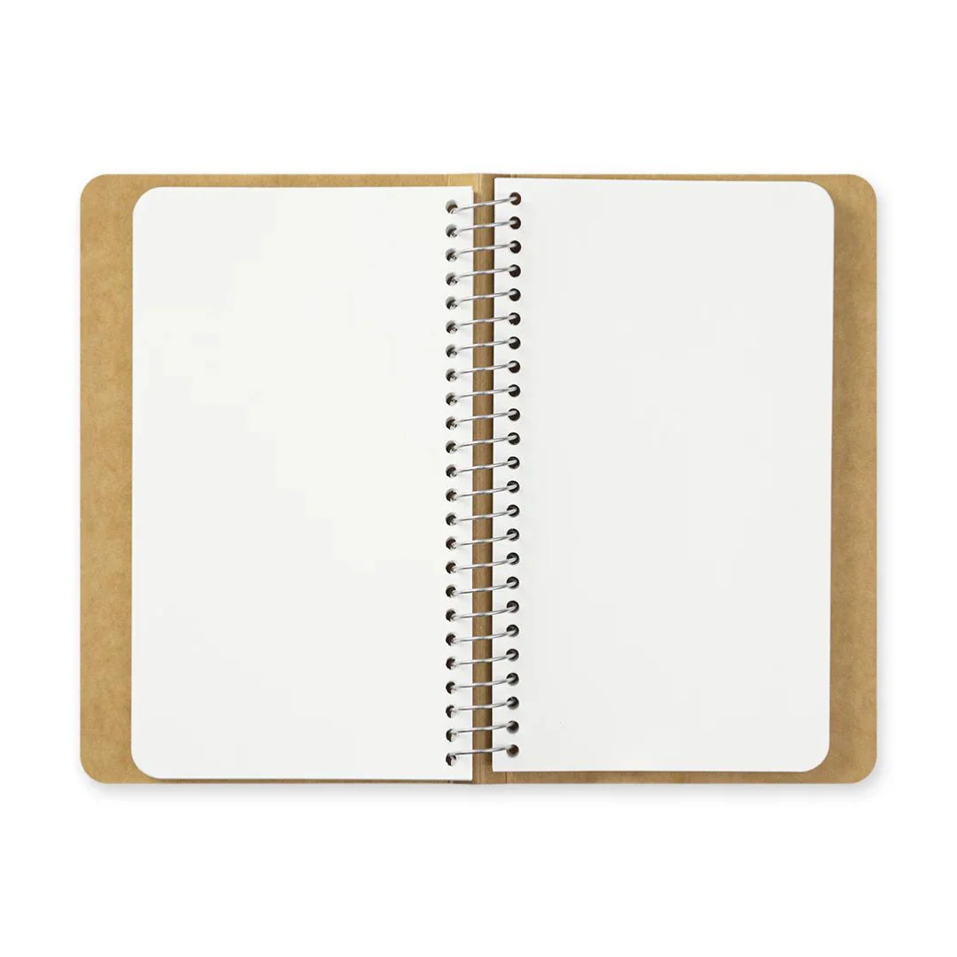 TRAVELER'S COMPANY Spiral Ring Notebook (A6 Slim) Blank MD Paper White - Image 4