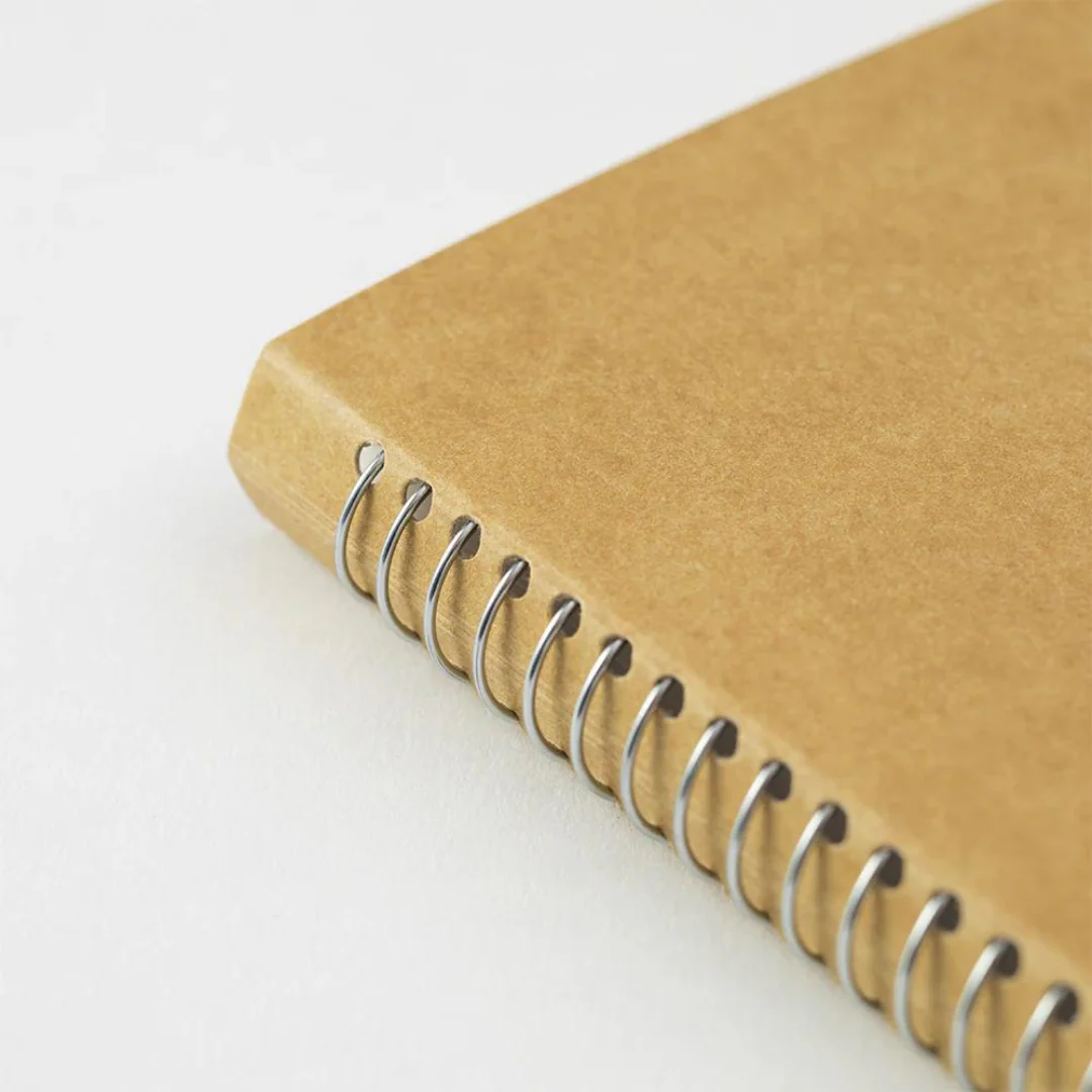 TRAVELER'S COMPANY Spiral Ring Notebook (A6 Slim) Blank MD Paper White - Image 5
