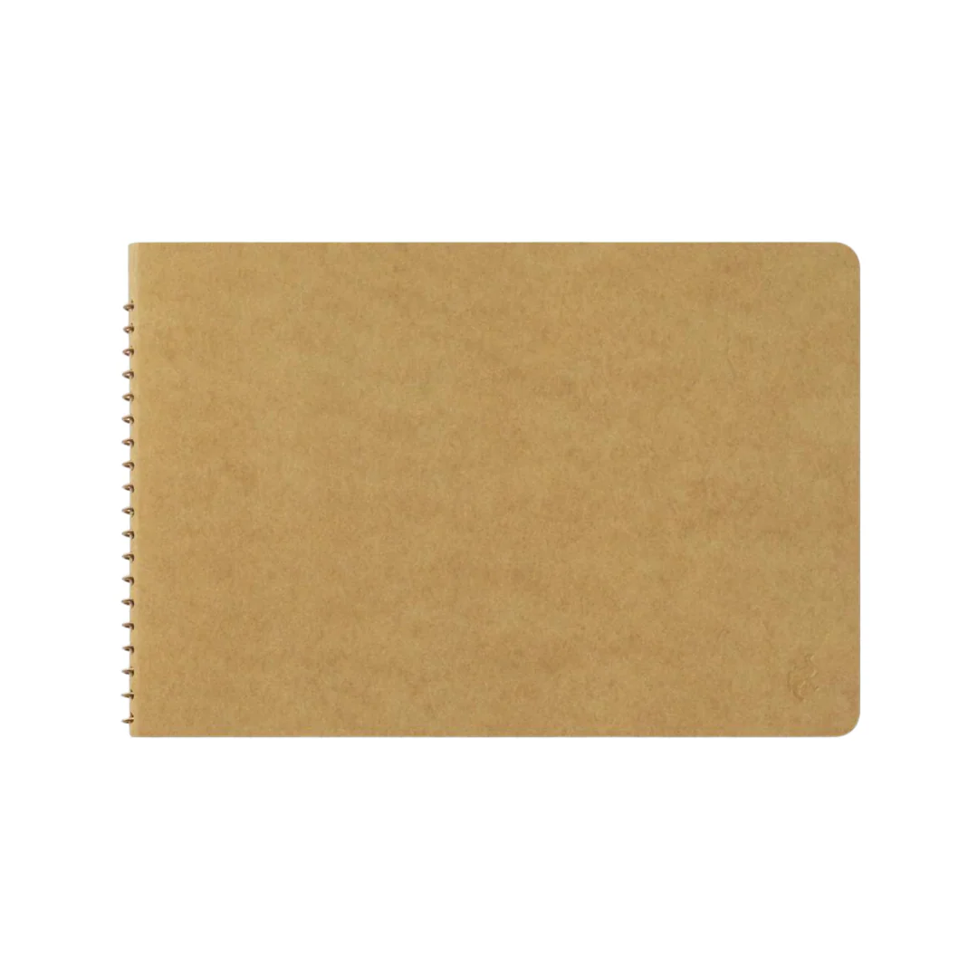 TRAVELER'S COMPANY Spiral Ring Notebook (B6) Blank DW Kraft Paper - Image 2