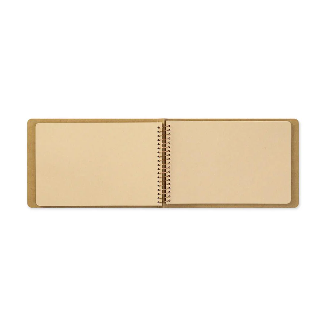 TRAVELER'S COMPANY Spiral Ring Notebook (B6) Blank DW Kraft Paper - Image 3