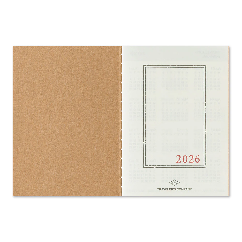 TRAVELER'S notebook Passport Size Refill 2026 Monthly - Image 3