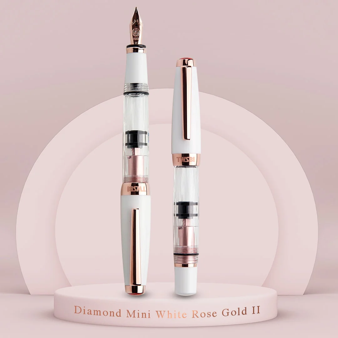TWSBI Diamond Mini with Rose Gold Trim II Fountain Pen - Image 21