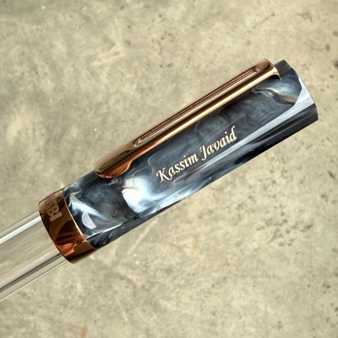 TWSBI ECO Black Marble with Bronze Fountain Pen - Image 8