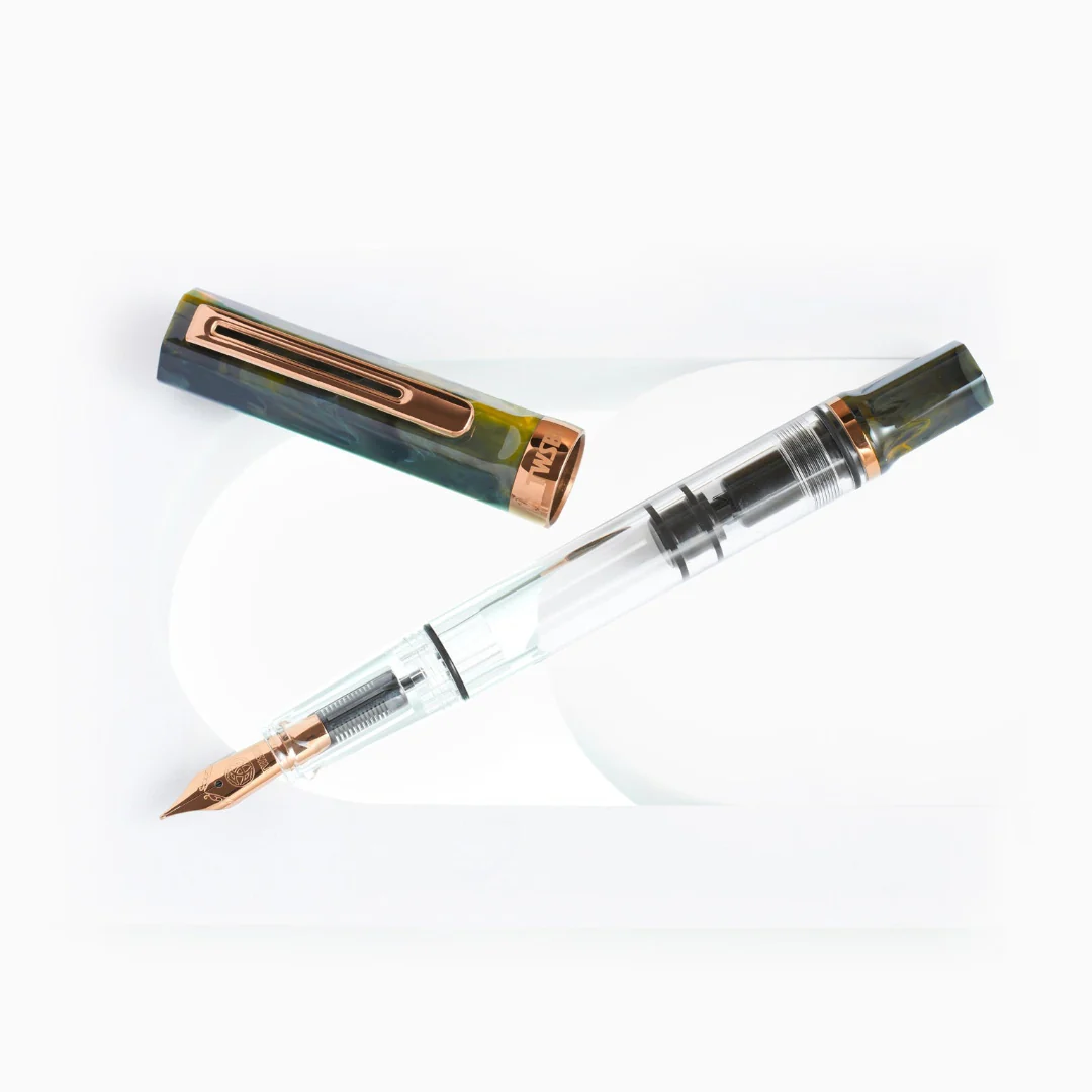 TWSBI ECO Fountain Pen - Serpentine with Bronze - Image 4