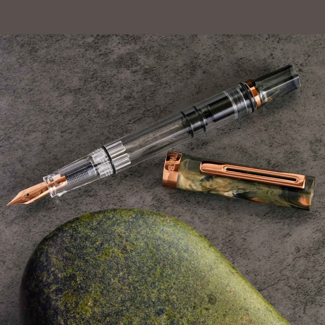 TWSBI ECO Fountain Pen - Serpentine with Bronze - Image 6