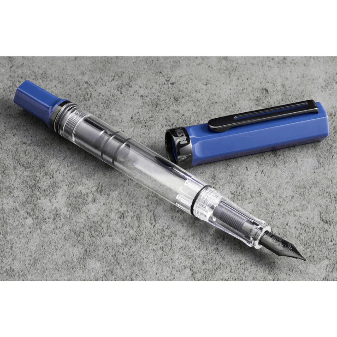 TWSBI ECO Fountain Pen - Slate Blue with Onyx - Image 10