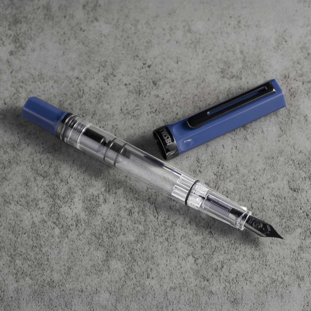 TWSBI ECO Fountain Pen - Slate Blue with Onyx - Image 11