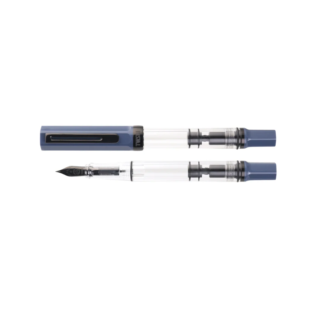 TWSBI ECO Fountain Pen - Slate Blue with Onyx - Image 5