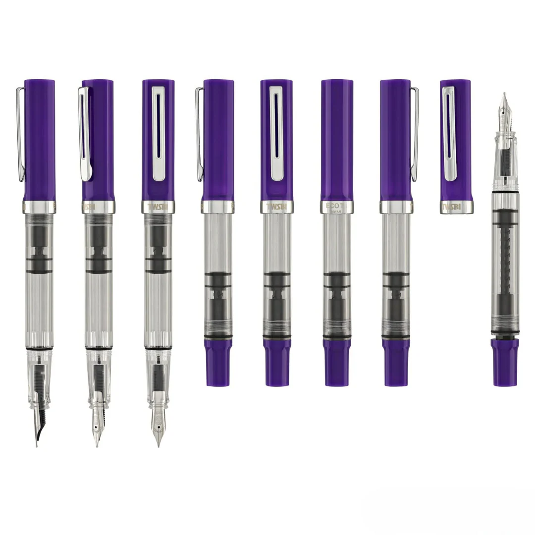TWSBI ECO-T Fountain Pen - Eggplant Purple - Image 14