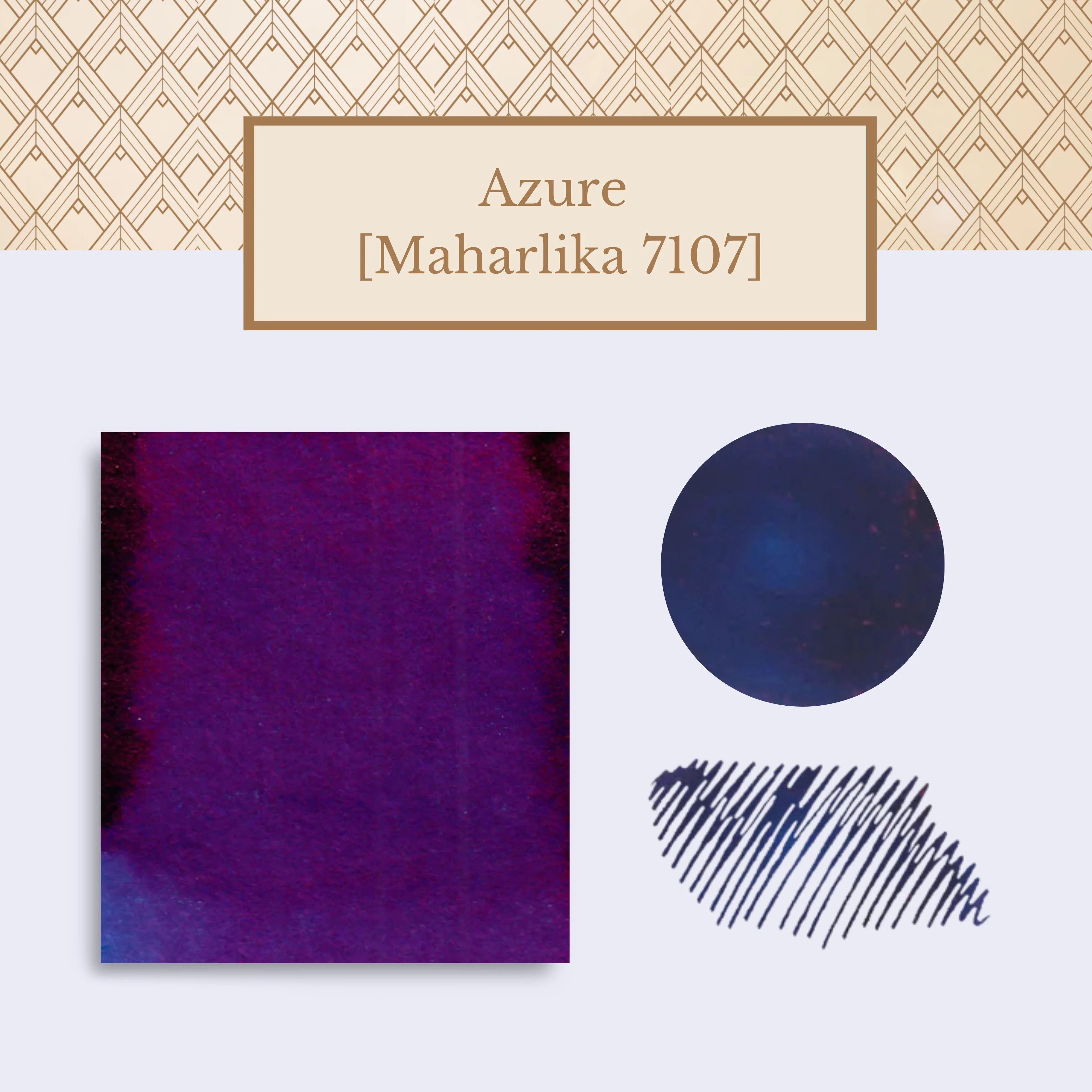 Vinta Inks 30ml Ink Bottle Azure (Maharlika 7107)