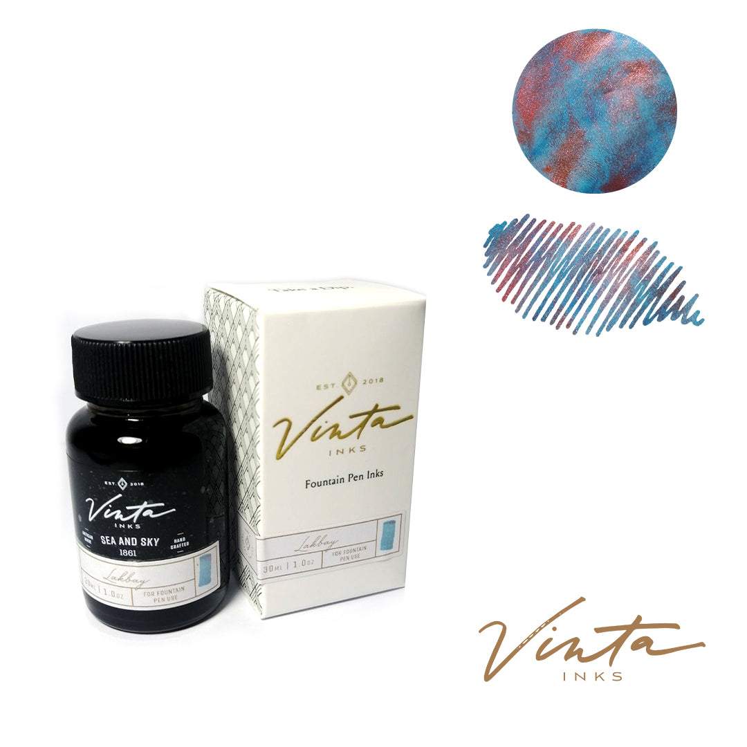 Vinta Inks 30ml Ink Bottle Sea and Sky (Lakbay 1861) - Image 2