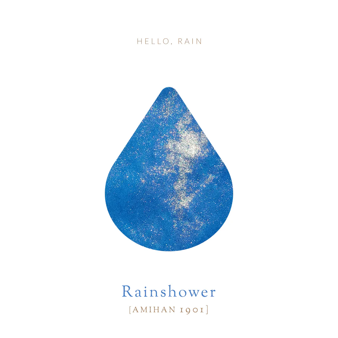 Vinta Inks Hello Rain 30ml Bottled Ink - Rainshower (Amihan 1901) - Image 5