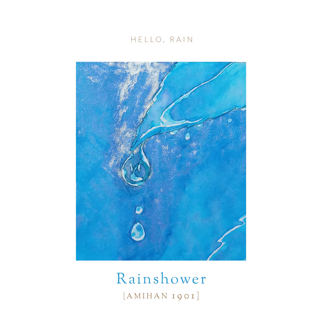 Vinta Inks Hello Rain 30ml Bottled Ink - Rainshower (Amihan 1901) - Image 7