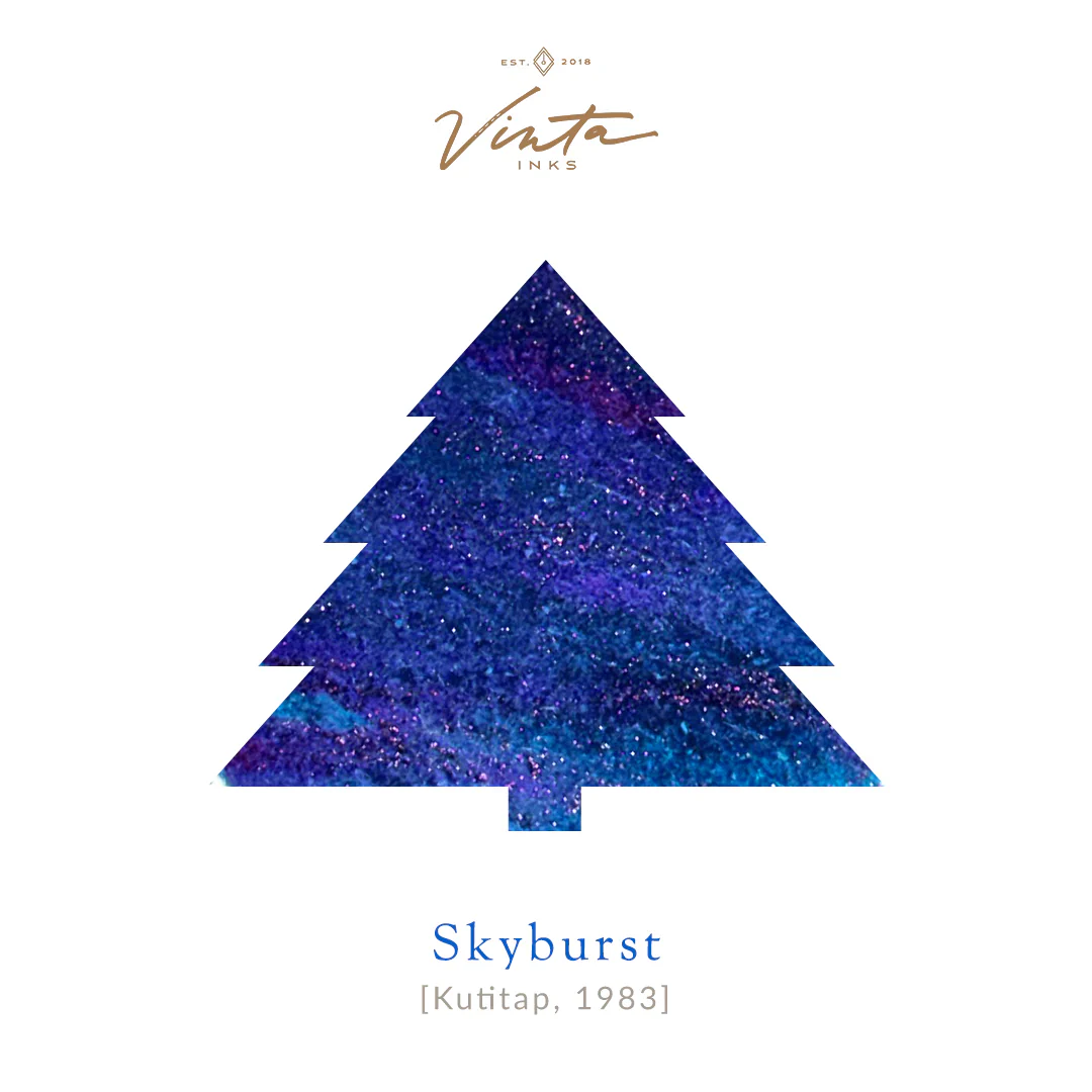 Vinta Inks Holiday Collection 2025 30ml Bottled Ink - Skyburst (Kutitap 1983) - Image 2