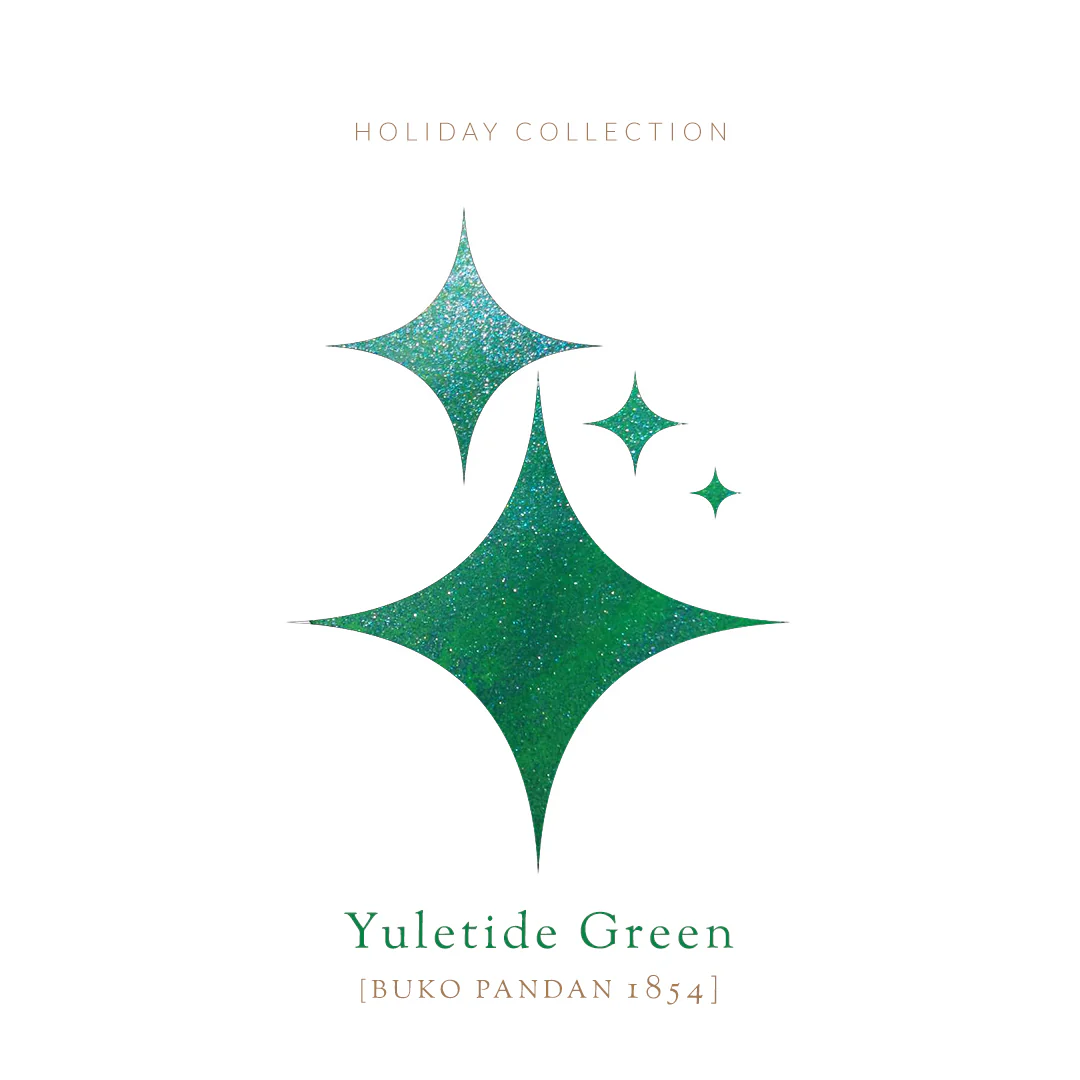 Vinta Inks Holiday Collection 30ml Bottled Ink - Yuletide Green (Buko Pandan 1854) - Image 4